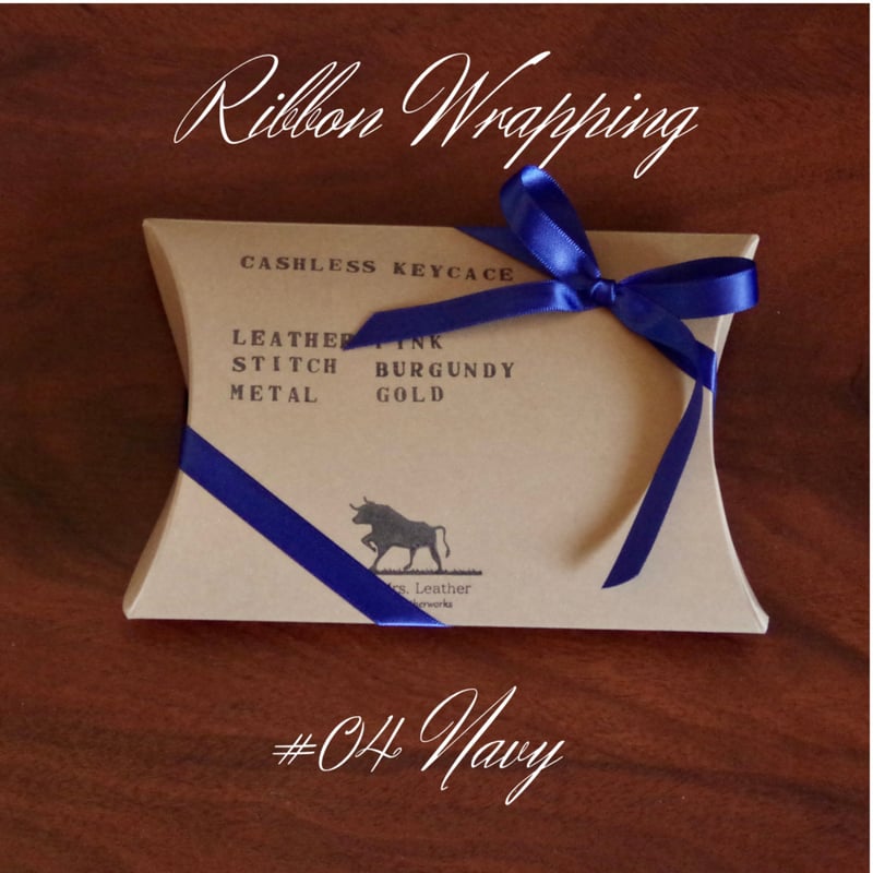 トッピング】リボンラッピングサービス | Mr.&Mrs.Leather