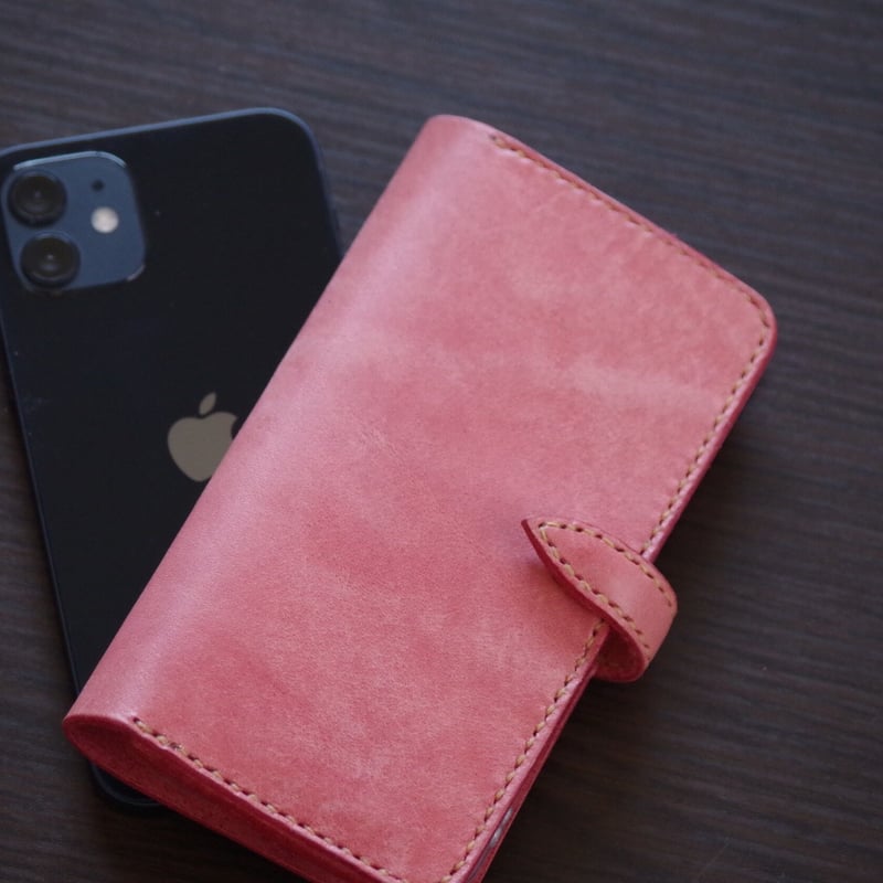 【スマホケース】　iphone　手帳型　全機種対応　革小物　メンズ　レディース スマホケース】 iphone 手帳型 全機種対応 革小物 ハンドメイド