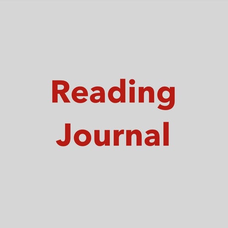 Reading Journal  :  red-gray