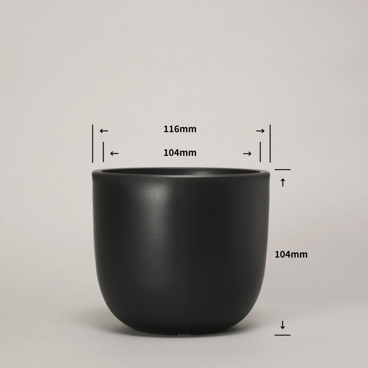 PlasticPot BowlLong Size6 | Maceta