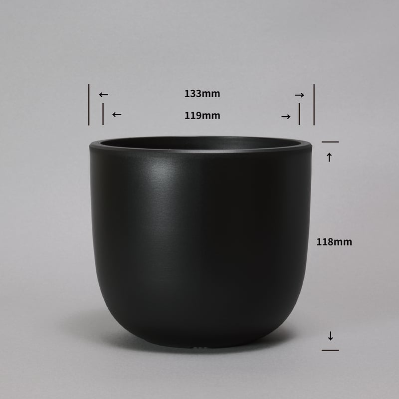 PlasticPot BowlLong Size7 | Maceta