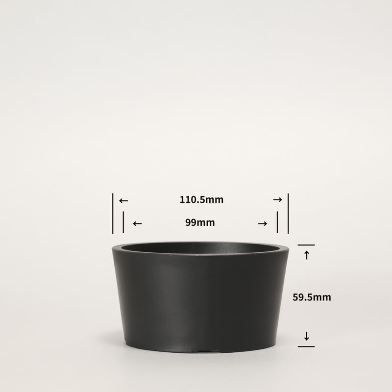 PlasticPot BasicLow Size4 | Maceta