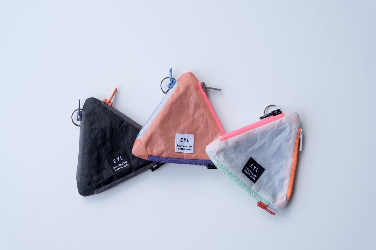 EYL 三角ポーチ(large) EYL】triangle coin purse | YAMANAMI