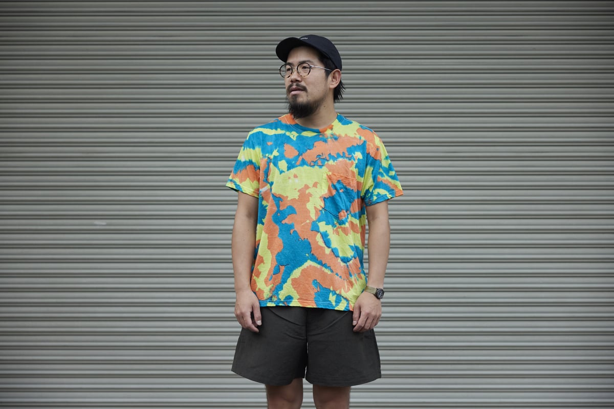 BROWN by 2-tacs BAA Pocket T タイダイ Lサイズ