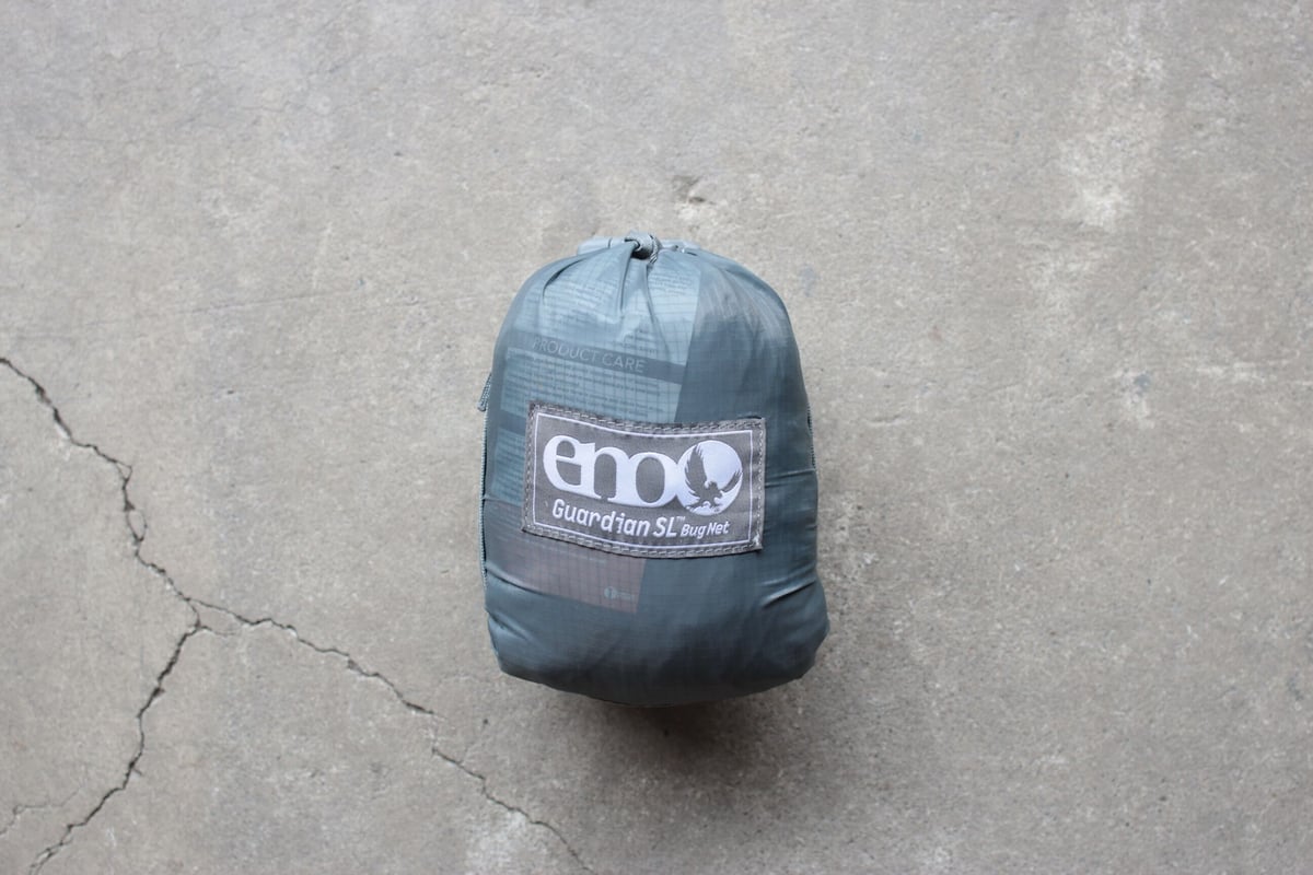 eno Guardian SL Bug Net ブラック Guardian Bug Net - Durable Hammock Mosquito Net | ENO