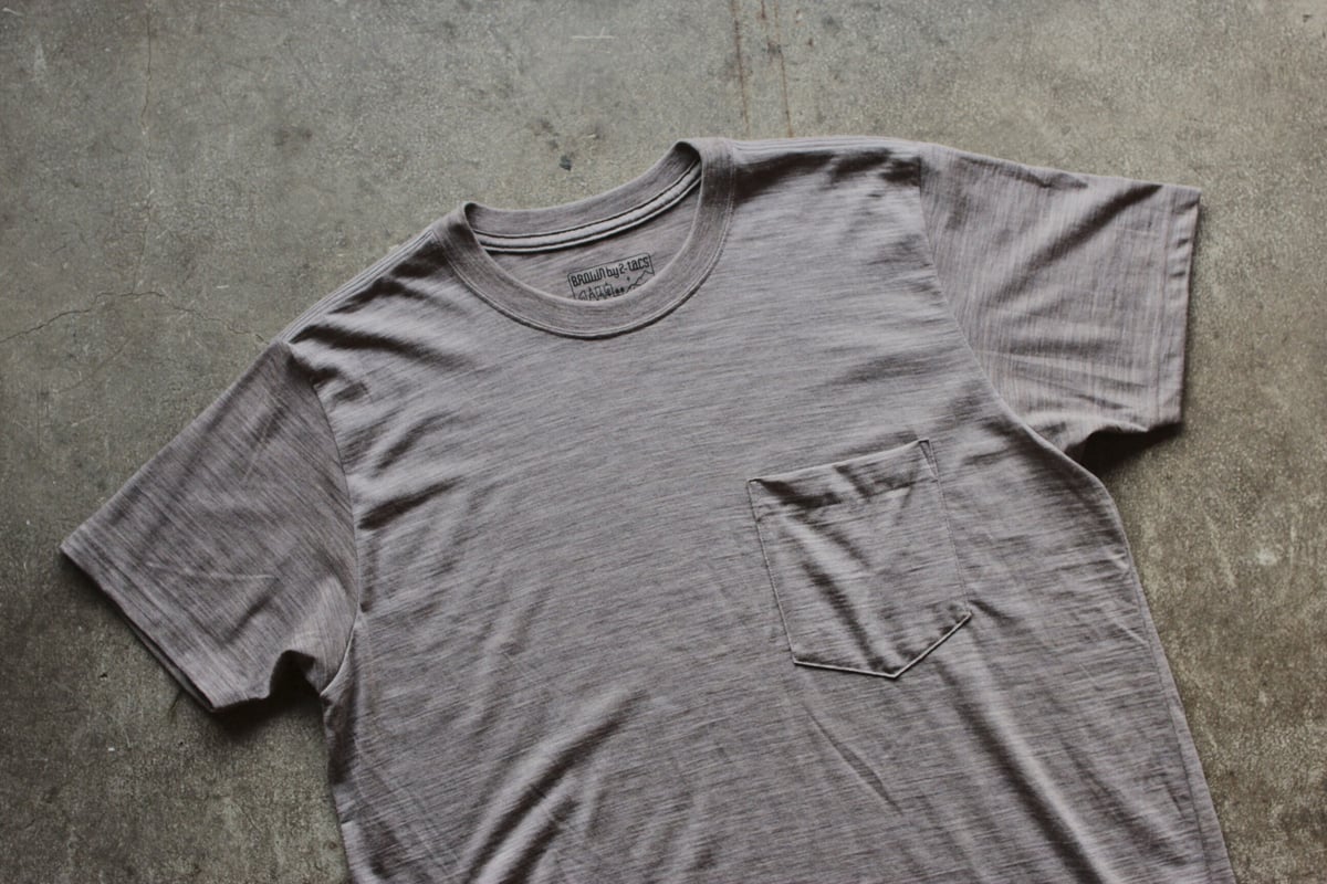 BROWN by 2-tacs BAA Pocket T タイダイ Lサイズ