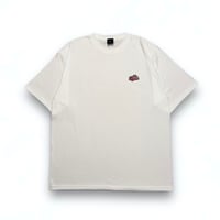 "TAZ DINER SCRIPT LOGO" TEE - WHITE