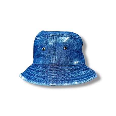 "DENIM LOGO BUCKET HAT"