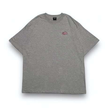 "TAZ DINER SCRIPT LOGO" TEE - GRAY