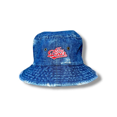 "DENIM LOGO BUCKET HAT"
