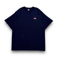 "TAZ DINER SCRIPT LOGO" TEE - NAVY