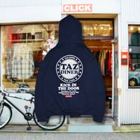 【NEW】"CLICK × TAZ DINER" OG LOGO HOODIE - NAVY