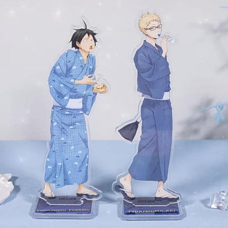 【ハイキュー!! × 星河動漫 】中国発売 「浴衣」着物 夏祭り アクリルスタンド アクスタ セット（全5種）