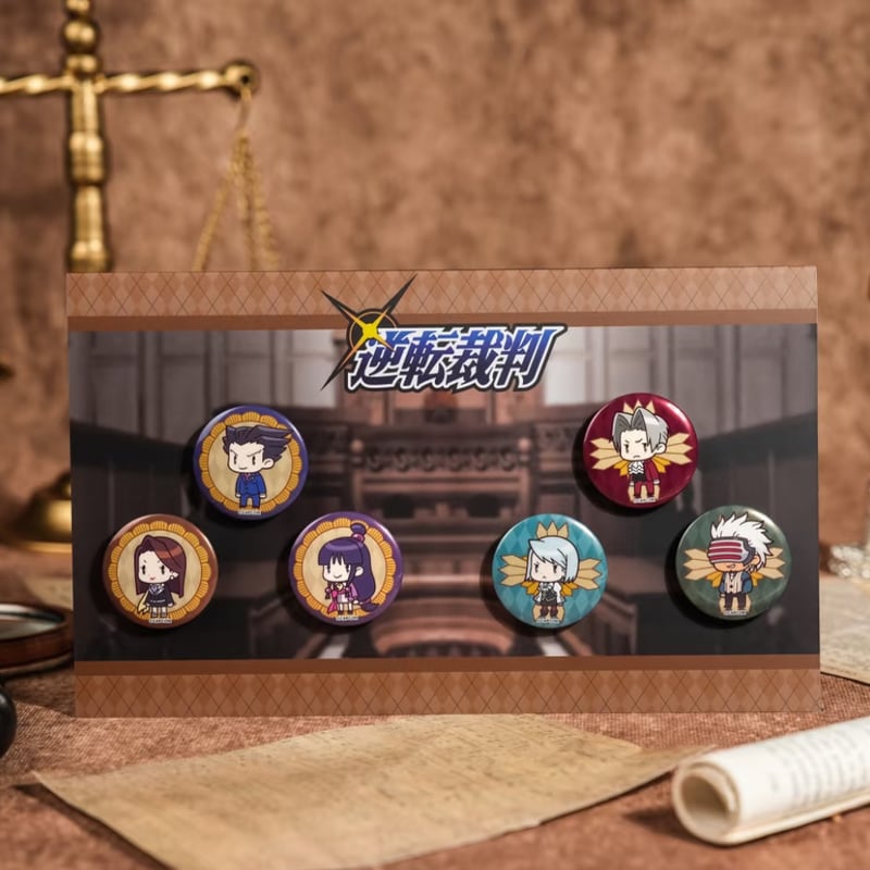 01/23〆【逆転裁判 × 谷子熊】中国限定発売 POP-UP SHOP SDミニ缶