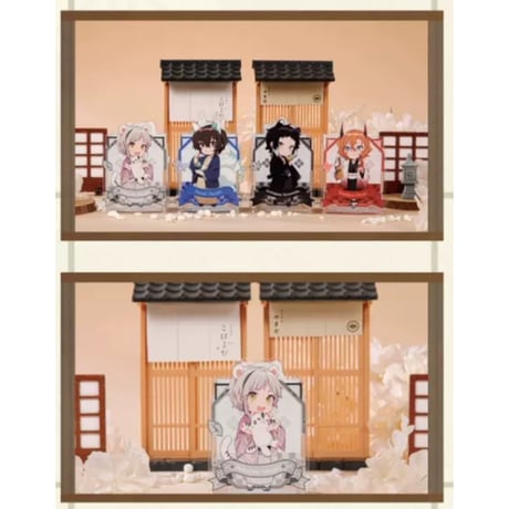 4/23〆 事後通販【文豪ストレイドッグス × IPSTAR】 文スト 2024年中国限定 コラボカフェ「妖異」シリーズ ちびキャラ SD アクリル 筆立て 筆筒（全4種）※予約販売