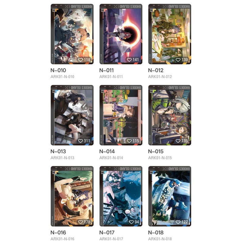 予約再開【アークナイツ × 卡游 KAYOU】明日方舟 「蛍光叙夢」POP-UP