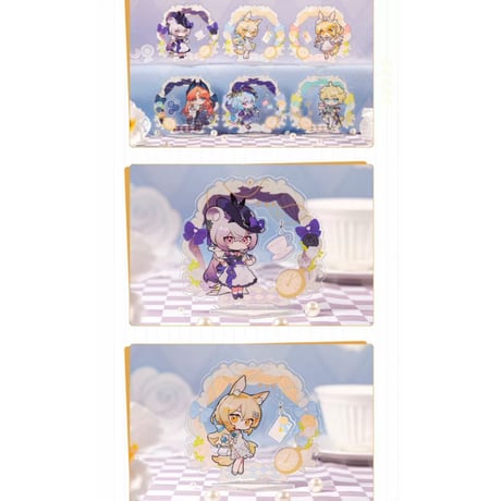 事後通販【アークナイツ × IPSTAR】中国限定 「茶会之約」 コラボカフェ SD アクリルスタンド アクスタ（全6種）