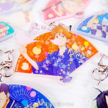 【ハイキュー!! × LOFTER】中国発売 「花火大会」アクリルキーホルダー アクキー（全9種）