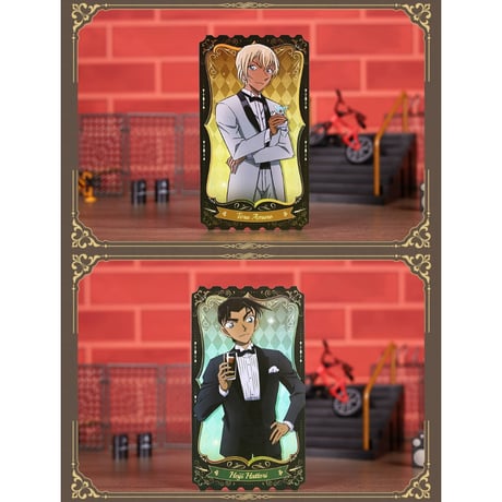 【名探偵コナン × bilibiliGoods 】中国発売 「シャンペン黄昏ディナー」コレクションチケット 6枚セット（全1種）
