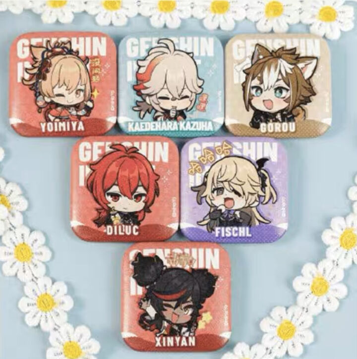 事後通販【原神 × IPSTAR】中国限定 コラボカフェ ちびキャラ SD PU角