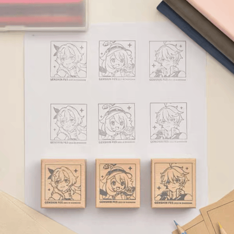 【原神】中国「原神☆FES 2023」シリーズ スタンプセット 描き下ろし （全1種） ※8月末発売予定