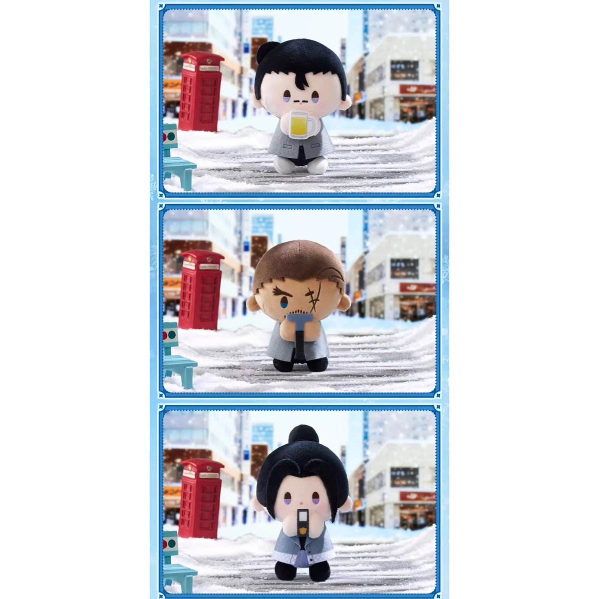 名探偵コナン × BilibiliGoods】中国限定発売 「雪影虹光」 babyQ ぬい