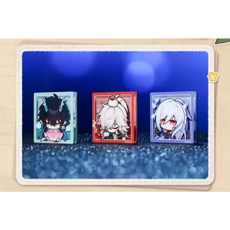 【崩壊：スターレイル】Honkai Star Rail 「パムの展覧館」シリーズ 流砂アクリル マグネット（全6種）※180日以内発送予定