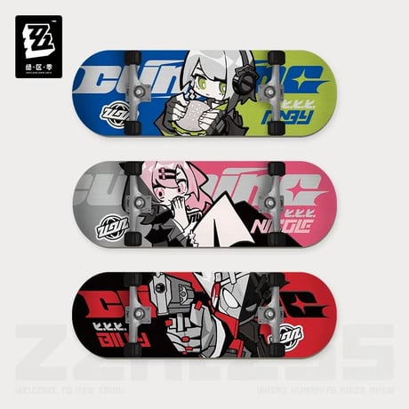 【ゼンレスゾーンゼロ】ゼンゼロ 绝区零 Zenless Zone Zero 「丽都シリーズ」 ちびキャラ SD 指先スケートボード型 キーホルダー 邪兎屋（全3種）※180日以内発送予定