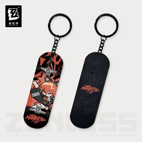 【ゼンレスゾーンゼロ】ゼンゼロ 绝区零 Zenless Zone Zero 「丽都シリーズ」 ちびキャラ SD 指先スケートボード型 キーホルダー 白祇重工（全4種）※180日以内発送予定