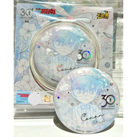 【名探偵コナン × KAYOU 卡游】中国限定 30周年記念 「庆典」缶バッジ（全4種）