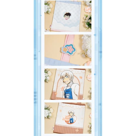 【名探偵コナン × AIMON 艾漫】中国限定発売 「原画」シリーズ 帆布バッグ エコバッグ（全4種）※予約販売
