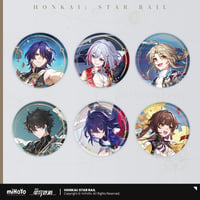 【崩壊：スターレイル】Honkai Star Rail 「立ち絵」シリーズ 缶バッジ 巡狩運命（全6種）※180日以内発送予定