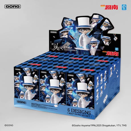 【名探偵コナン × POP MART】共鳴GONG 中国発売 It's show time 「怪盗キッド変装」シリーズ トレーディング フィギュア（通常版全6種/シークレット全1種）