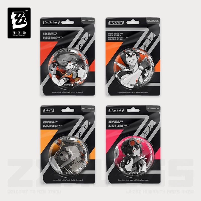 ゼンゼロ ライト 影画シリーズ 缶バッジ 12点セット 正規品 ゼンレスゾーンゼロ】ゼンゼロ 绝区零 Zenless Zone Zero 「立ち