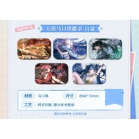 【鳴潮 × KAKACODE】中国発売 「澄空漫頻」 共鳴者シリーズ トレーディング スクエア缶バッジ（全5種）ランダム