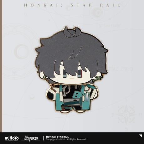 【崩壊：スターレイル】Honkai Star Rail ちびキャラ メタルバッジ 金属バッジ（全6種）※180日以内発送予定