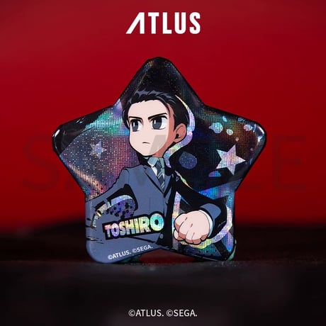 【ペルソナ5 タクティカ：P5T 】Atlus SEGA STORE 中国限定発売 Persona 5 Tactica 五角星型 トレーディング缶バッジ（全12種）