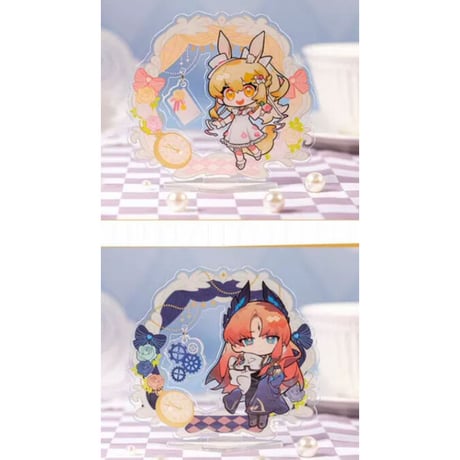 事後通販【アークナイツ × IPSTAR】中国限定 「茶会之約」 コラボカフェ SD アクリルスタンド アクスタ（全6種）