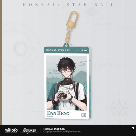 【崩壊：スターレイル】Honkai Star Rail 「列車回遊」シリーズ 流砂 アクリルキーホルダー アクキー 丹恒（全1種）※180日以内発送予定
