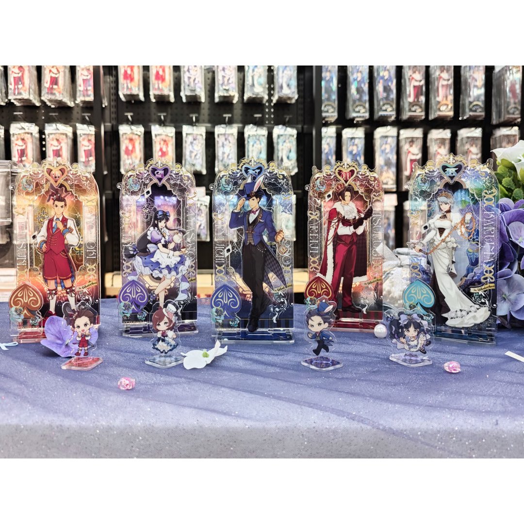 逆転裁判 コースター＆アクリルフレーム 逆転裁判 × IPSTAR】2025年中国限定 コラボカフェ 「夢遊仙境