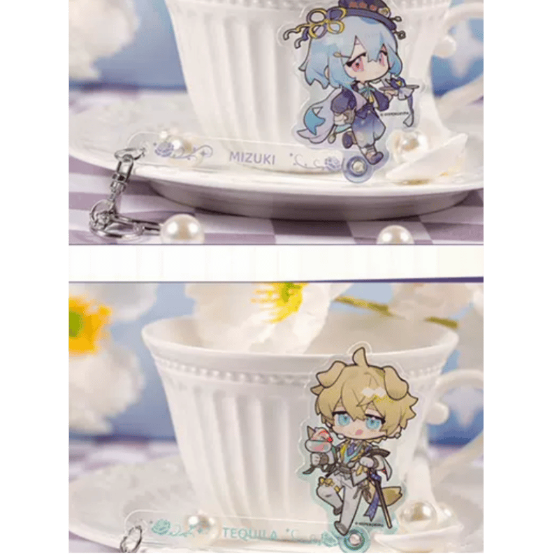 アークナイツ　明日方舟　テキーラ　コラボカフェ　茶会之約　缶バッジ　15個セット アークナイツ 明日方舟 テキーラ コラボカフェ 茶会之約 缶