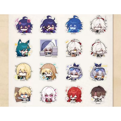 【崩壊：スターレイル】Honkai Star Rail 「パムの展覧館」シリーズ SD ちびキャラ ステッカー パック（全11種）※180日以内発送予定