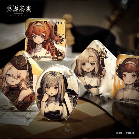 【リバース：1999 】中国発売 重返未来：1999 *雨幕重构*シリーズ キャラクター 缶バッジ （全6種+特典6種）※予約販売