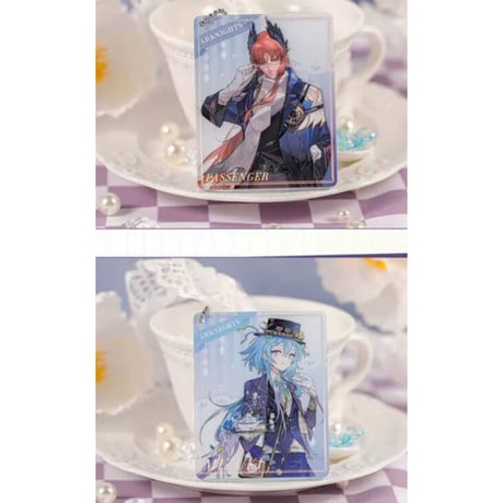 事後通販【アークナイツ × IPSTAR】中国限定 「茶会之約」 コラボカフェ アクリルキーホルダー ブロック アクキー（全6種）