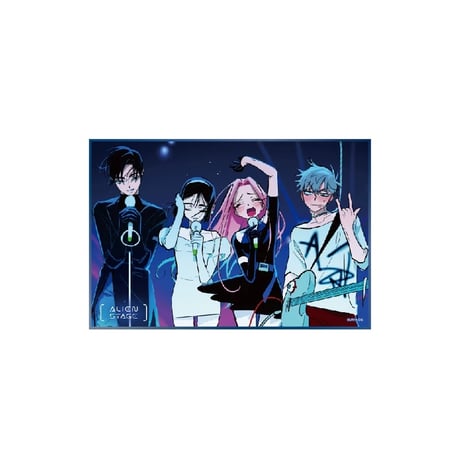 11/09〆 事後通販【ALIEN STAGE × IPSTAR】ALNST 2024年 中国限定 コラボカフェ グリッター 色紙（全2種）