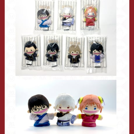 【銀魂 × ANiMEL】GINTAMA CIRCUS 中国発売 「20周年記念」 手指パペット 指人形 ぬいぐるみ（全7種）