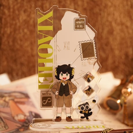 【羅小黒戦記2 × 森雨漫】中国限定発売「SUIT」スーツ 背景付き アクリルスタンド（全8種）