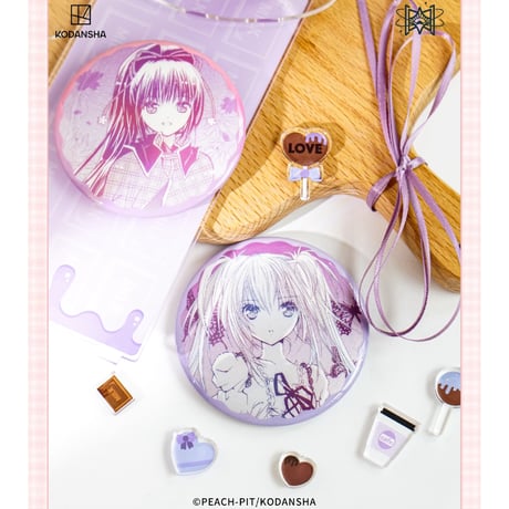 【しゅごキャラ！ × 觅星社 STARRY】中国発売 「映像」シリーズ トレーディング 缶バッジ 65mm（全8種）