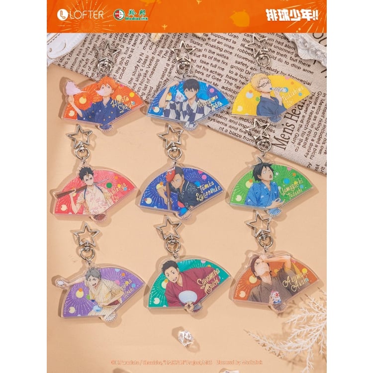 ハイキュー!! × LOFTER】中国発売 「花火大会」アクリルキーホルダー
