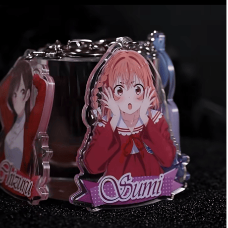 【彼女、お借りします】中国発売 星河動漫 キャラクター アクリルキーホルダー アクキー（全4種）